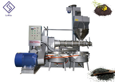18.5kw Power Screw Oil Press Machine Peanut Oil Expeller 220 - 450kg/H Capacity