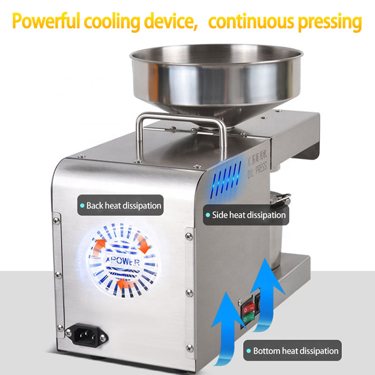 Mini Avocado Coconut Oil Press 6 kg/u van de de Pers de Kleine Arachideolie van de Kokosnotenolie Extractie