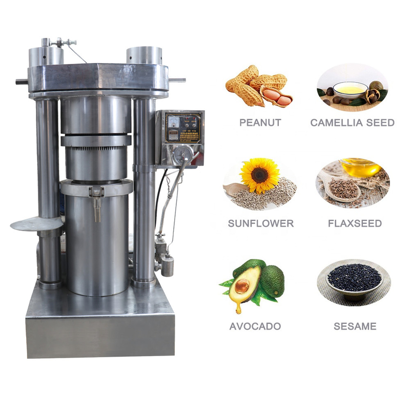 Automatische hydraulische oliepers 60-100 kg/h Vermogen 0-60MPa Drukbereik 2,2 Kw Vermogen