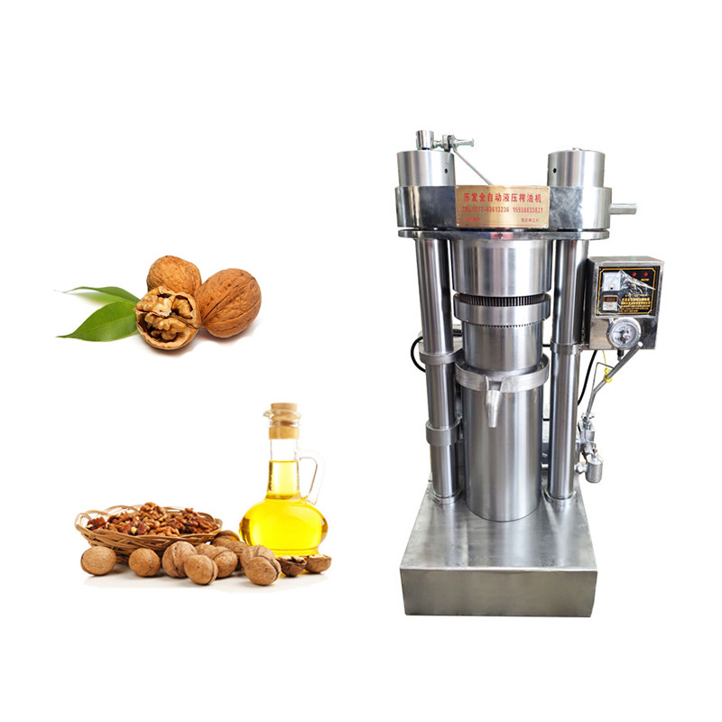 90%-95% Olieopbrengst Eetbare walnoot Kookolie Machine met kopermotor