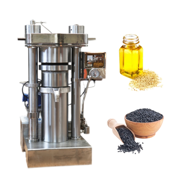 High Strength Alloy Steel Sesam Oil Pressing Machine Batch Werktyd 8-15 minuten