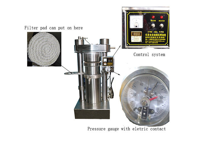 Van de de Persmachine van de hoge druk Industriële Olie van de de Okkernootolie de Persmachine 355mm Lijnkoekdiameter