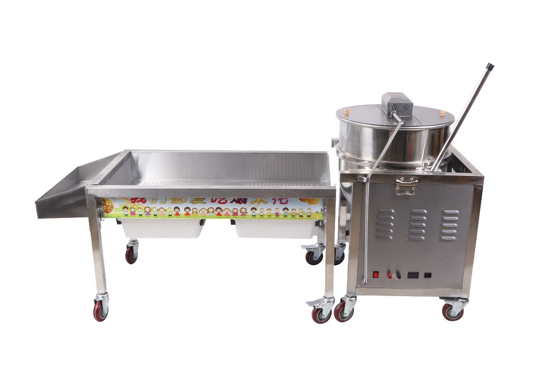 De Popcorn die van de balvorm tot Machine maken Sferische Graanpopcornpan 220v Met geringe geluidssterkte